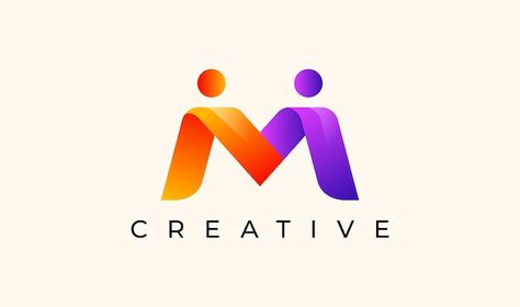 Letter m partnership logo design vector | Premium Vector #Freepik #vector #logo #business #abstract #people M Letter Logo Design Creative, Partnership Logo, M Letter Logo, Abstract People, People Logo, Human Logo, M Letter, Hand Logo, Letter M