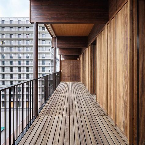 Wood was a key material when it came to planning and executing the new urban quarter. Osb Board, Residential Complex, Zurich, Walkway, Stairs, Things To Come, Exterior, Key, Architecture