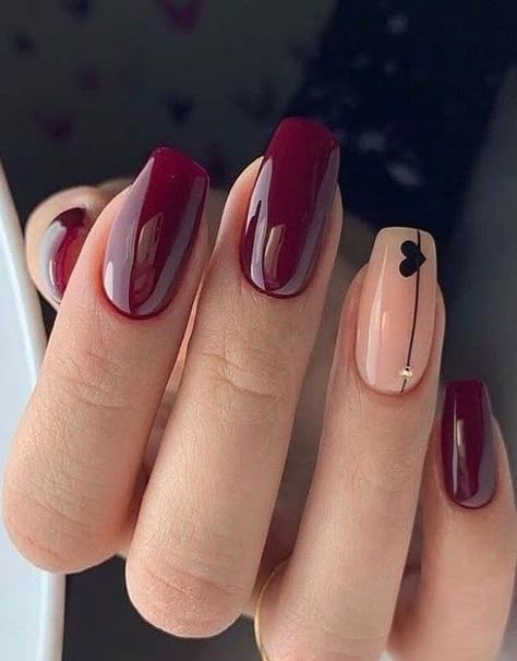 Ombre Nail Design, Nail Designs Valentines, Short Square Nails, Lasagna Recipe, Chic Nails, Short Acrylic Nails, Nail Arts, Valentine's Day Nails, Nail Polishes