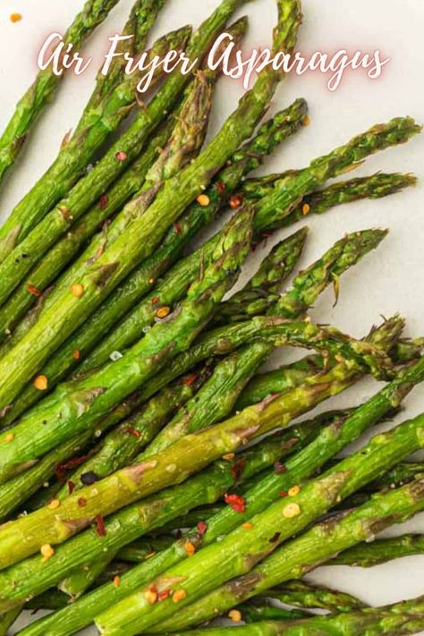 Unlock the secret to crispy, golden-brown asparagus perfection with this air fryer recipe. Bid farewell to limp, lackluster veggies and embrace a healthy crunch. Asparagus Air Fryer Recipes, Asparagus Air Fryer, Air Fryer Asparagus, Asparagus Fries, Vegan Fitness, Low Carb Sides, Low Carb Side Dishes, Vegan Parmesan, Asparagus Recipe