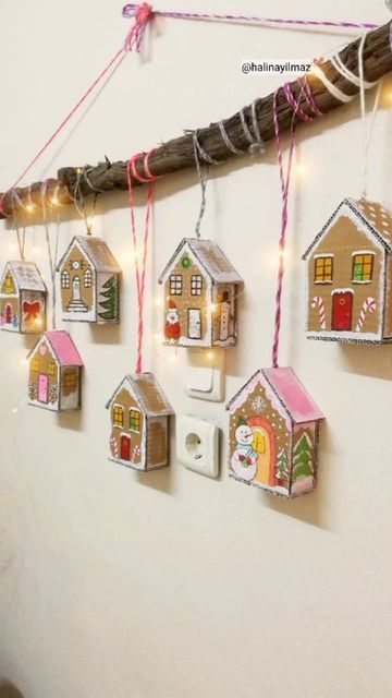 Christmas Wall Decorations Ideas Diy, Christmas Wall Art Diy, Christmas Wall Hangings, Easter Decorations Kids, Easter Decorations Christian, Paper Towel Roll Crafts, Christmas Crafts Decorations, Christmas Wall Art, Diy Easter Decorations