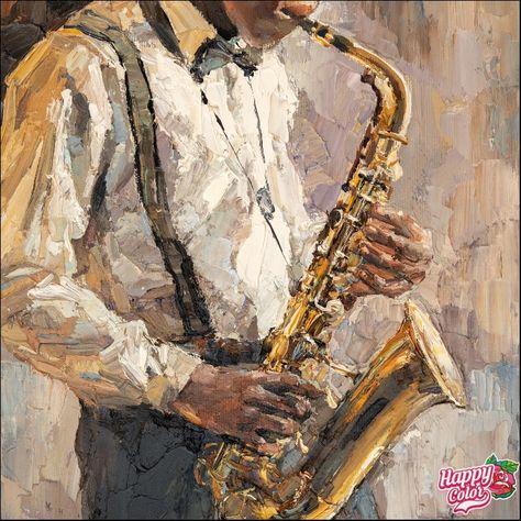 Saxophone Art, Jazz Painting, Ap Studio Art, Jazz Art, Diy Broderie, A Level Art, Classical Music, Art Music, Art Studios