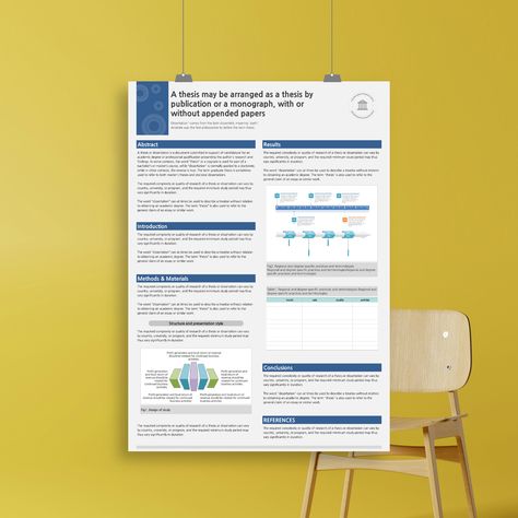 A0 Academic Poster Template / Scientific Poster Template / MS Powerpoint Template / Research Poster Template /Portrait (vertical) Academic Poster Template, Research Poster Template, Academic Poster, Scientific Poster, Research Poster, Ms Powerpoint, Power Point, Poster Template, Powerpoint Templates