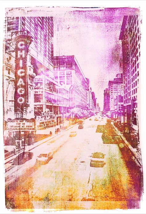 Colorful print made with a homemade gelli plate Gel Print Photo Transfer, Gelli Plate Photo Transfer, Gelatin Plate Printing, Gel Printing Photo Transfer, Gelli Plate Image Transfer, Jelly Printing Ideas, Gel Printing Art, Gel Pad Printing, Gel Plate Prints