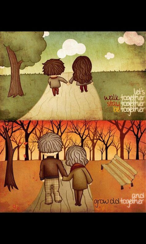 :) kasama kang tumanda. Together Love Quotes, Grow Old With Me, Together Quotes, Growing Old Together, Walk Together, Cute Love Stories, Short Inspirational Quotes, Together Forever, All You Need Is Love