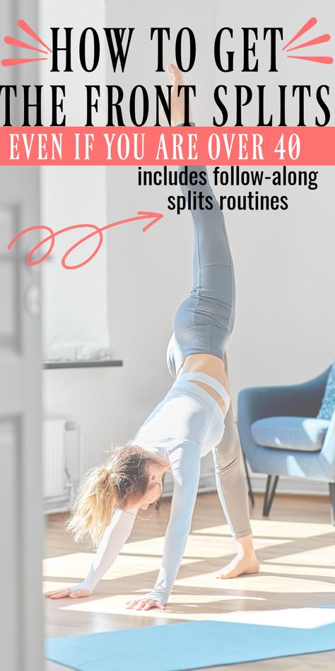 How to Increase Your Flexibility for the Splits Stretching Routine For Flexibility, Passive Stretching, Splits Stretches, Standing Split, Hamstring Muscles, Stretching Routine, The Splits, Short Workouts, How To Do Splits