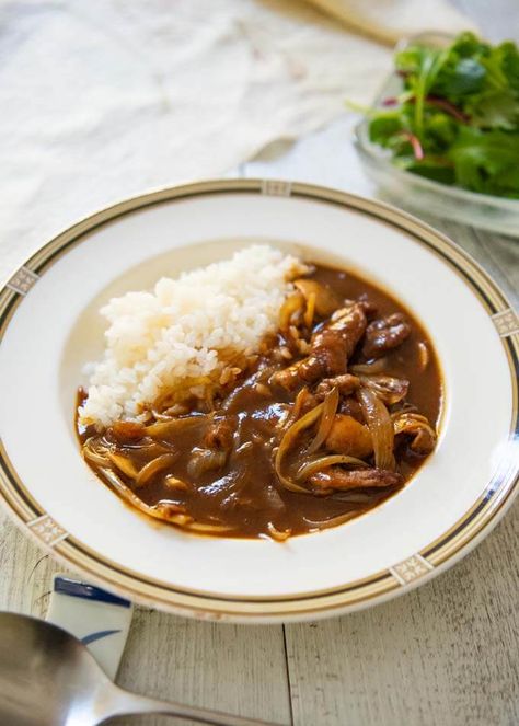 Hayashi Rice, Beef With Rice, Japanese Rice Dishes, Simple Recipe Ideas, Recipe Tin Eats, Rice And Gravy, Tin Eats, Healthy Dieting, Japanese Beef