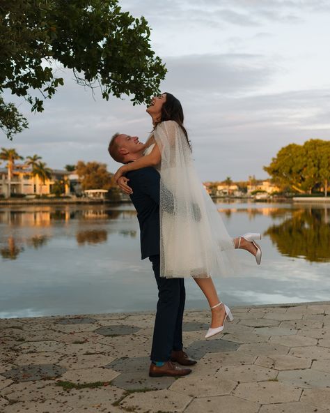 An intimate elopement in Snell Isle 🤍💍 I hope everyone is safe after this Hurricane!! Thank you @aw.bridal for sending me this beautiful gown! The cape is everything 😍 🏷️Florida wedding photographer elopement photography engagement photographer wedding photographer St. Petersburg Tampa bay couples photographer #stpete #tampa #floridaphotographer #tampabay #tampabayphotography #florida #stpetebeach #couplesshoot #couplesphotography #floridaweddingphotographer #couplesphotoshoot #couplesp... Aw Bridal, St Pete Beach, Intimate Elopement, Photography Engagement, Flo Rida, Photographer Wedding, Florida Wedding, Elopement Photography, Couples Photoshoot