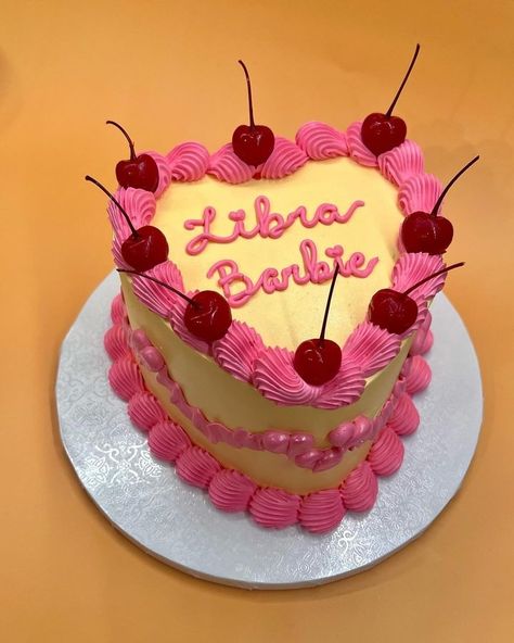 Yellow Heart Cake, Libra Season Is Here, 24th Birthday Cake, Costco Cake, 25th Birthday Cakes, Heart Cakes, Libra Season, 24th Birthday, Yellow Turquoise