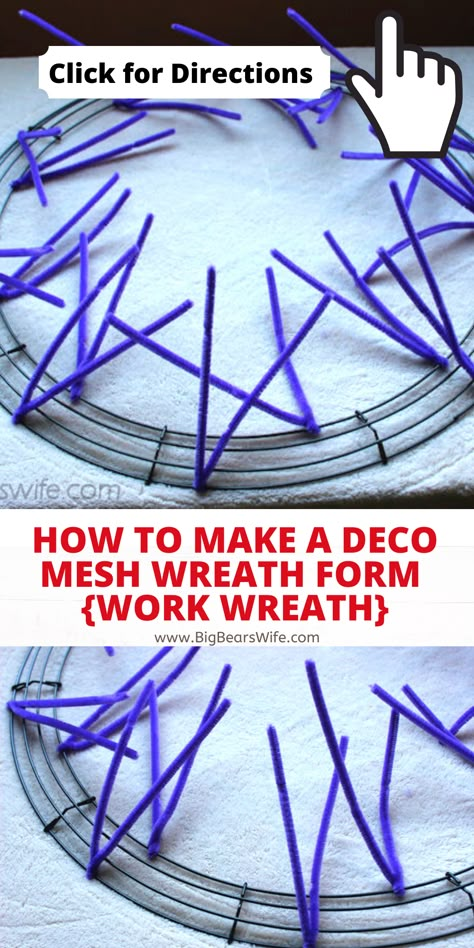 Wreaths For Front Door Tutorials, Easy Mesh Wreath, Craft Paper Design, Decorative Mesh Wreaths, Ribbon Wreath Diy, Diy Deco Mesh Wreath, Wreath Making Tutorials, Wreaths Diy Christmas, Making Mesh Wreaths