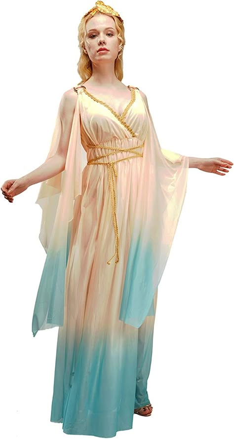 Ancient Greek Dress, Greek Style Dress, Goddess Halloween, Greek Goddess Dress, Greek Dress, Greek Costume, Greek Women, Greek Goddess Costume, Goddess Costume