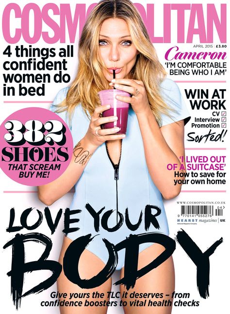 Cosmopolitan UK April 2015 Chris Noth, Cosmo Girl, Love Magazine, Cosmopolitan Magazine, Perez Hilton, Fashion Magazine Cover, Cool Magazine, The Body Book, Cover Magazine