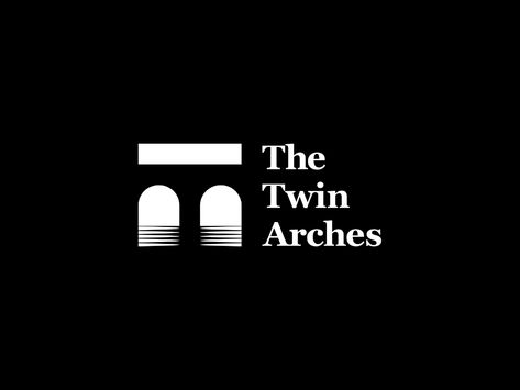 The Twin Arches by The Monochromatic Institute on Dribbble Arch Logo Design, Architecture Plates, Twins Logo, Arch Logo, Graphic Design Business, Logotype Design, Music Logo, Logo Branding Identity, 로고 디자인