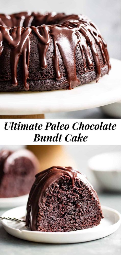 Paleo Bundt Cake, Paleo Birthday Cake Recipe, Dairy Free Bundt Cake Recipes, Gluten Free Chocolate Bundt Cake, Lectin Free Desserts, Date Chocolate Cake, Paleo Birthday Desserts, Healthy Bundt Cake Recipes, Dairy Free Bundt Cake