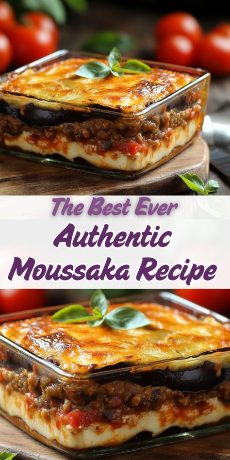 Moussaka Recipe Greek Easy, Chicken Moussaka, Moussaka Recipes, Moussaka Recipe Greek, Greek Moussaka Recipe, Greek Moussaka, Moussaka Recipe, Greek Recipes Authentic, Béchamel Sauce