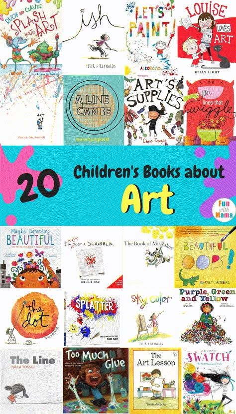 Different Styles Of Art, Books About Art, Styles Of Art, Art Books For Kids, Wordless Picture Books, Fall Books, Kindergarten Art Lessons, Elementary School Art, Importance Of Art