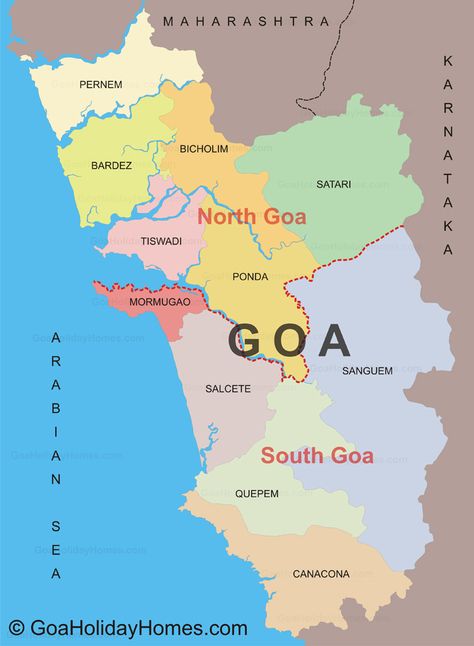 Goa Map, Geography Flashcards, Badshah Rapper, East Direction, Vishnu Wallpapers, Geography Map, Holiday Travel Destinations, India Map, Map Outline