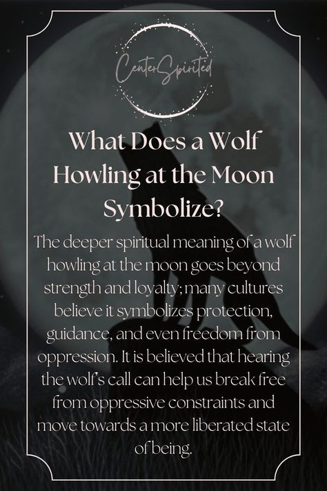 With its mysterious and enchanting sound, there is something magical about the experience of hearing a wolf howling at night in the darkness of the mo...https://centerspirited.com/animal-symbolism/wolf-howling-at-the-moon-spiritual-meanings-symbolism/ Wolf Symbolism Meaning, Wolf Spiritual Meaning, Wolf Howling At The Moon Tattoo, Wolf Magic Begin Now, Wolf Howling Tattoo, Moon Wolf Tattoo, Wolf Moon Tattoo, Wolf Meaning, Wolf Mythology