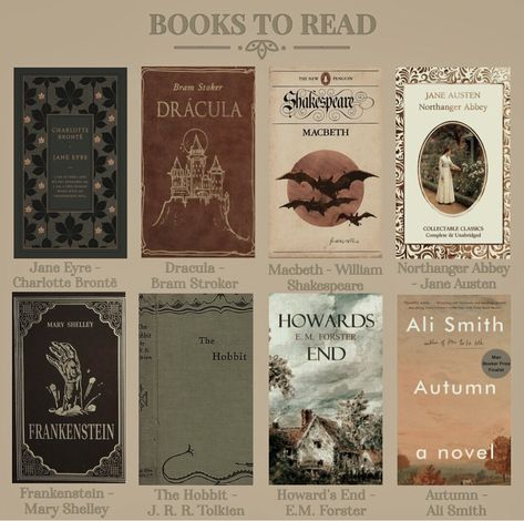 Dark Academia Book Recommendations, Book Recommendations Classics, Books For Intp, Infj Booklist, Autumn Reading List, Autumn Books To Read, Dark Academia Reading List, Books You Must Read, Dark Academia Books To Read