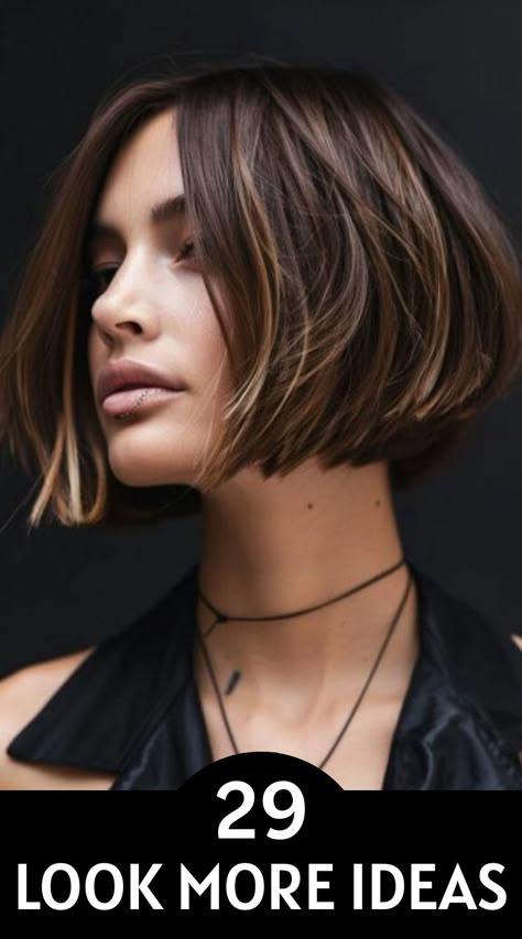 For a look that's both modern and striking, explore 29 variations of the asymmetrical bob haircut, each tailored for a fresh 2024 makeover. Effortless Bob Haircut, Women With Short Blonde Hair, Bobs Haircuts 2024, Assymetrical Haircut Bob, Short Brunette Hair Bob, Bob 2024 Trends, Bob Haircut 2024, Undercut Shaved Sides, Brunette Medium Length Hair