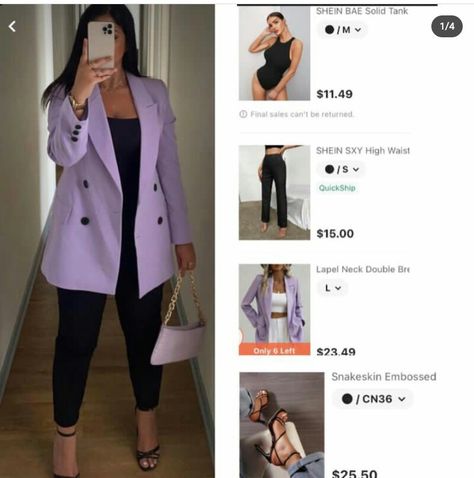 Shein Business Casual Outfits, Shein Business Casual, Office Wear Women Work Outfits Classy, Young Professional Fashion, Office Wear Women Work Outfits, Young Professional Outfits, Cute Professional Outfits, Career Outfits, Cute Work Outfits