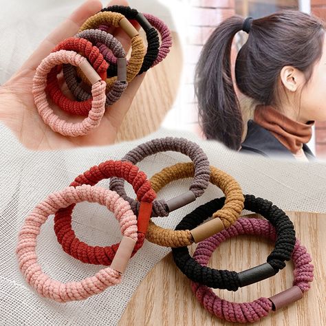 Elastic Rubber Band, Hair Rubber Bands, Women's Hair Accessories, Candy Brands, Gold And Silver Rings, Ponytail Holder, Elastic Hair Bands, Kids Hair Accessories, Tie Set