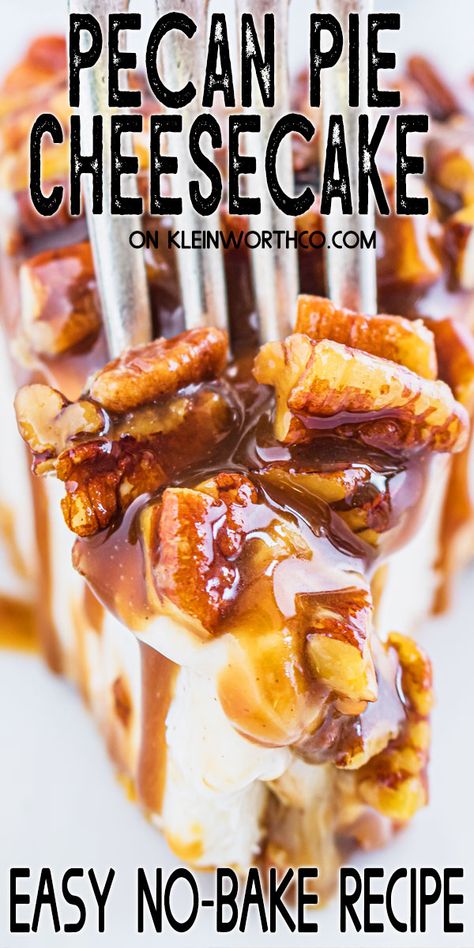 Easy Pecan Cheesecake, Pecan Cheesecake Recipes, Pecan Pie Cheesecake Bars, Pecan Pie Cheesecake Recipe, Homemade Caramel Recipes, Caramel Pecan Cheesecake, Texas Traditions, Pecan Pie Cheesecake, Pecan Cheesecake