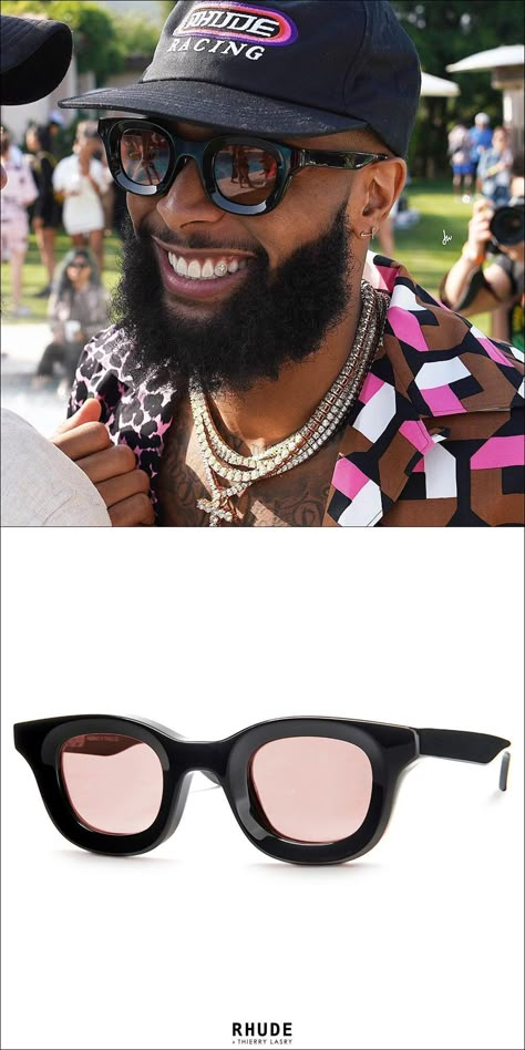 Thierry Lasry Sunglasses, Mens Eye Glasses, Gold Eyeglasses, Mens Sunglasses Fashion, Pink Lenses, Odell Beckham, Collection Ideas, Thierry Lasry, Light Sensitivity