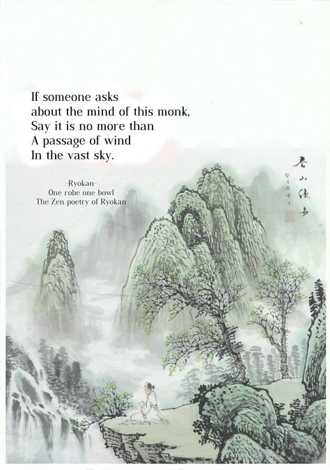 Zen Koans, Zen Poetry, Warrior Ethos, Matsuo Basho, Warrior Of The Light, Draw Wings, Chinese Poem, Zen Mind, Chinese Poetry