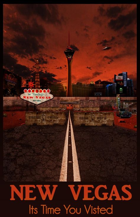 Fallout New Vegas Art Posters, Fallout New Vegas Wallpapers, Las Vegas Poster, Fallout Nv, Fallout Meme, Fallout Wallpaper, Fallout Posters, Fallout 2, Fallout Series