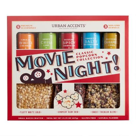 Urban Accents Movie Night Popcorn Set | World Market