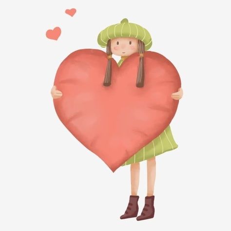 Heart Clipart, Happy Hearts Day, Fresh Girls, Plant Background, Girl Background, Heart Png, Heart Background, Hearts Girl, Heart Day