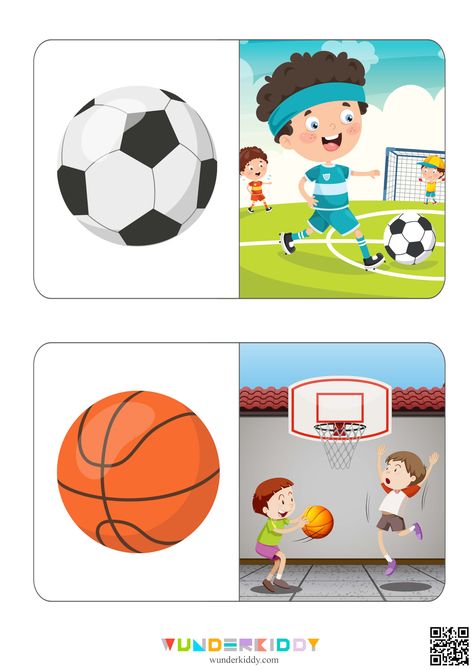 Sport For Kindergarten, Sport Preschool Activities, Sports For Preschoolers, Sport Activities For Preschool, Sports Preschool Activities, Ball Activities For Preschoolers, Sport Activities For Kids, Sports Activities For Preschool, Sports Flashcards