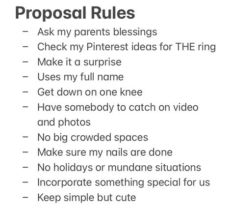 Dream Proposal Romantic, Proposal Rules, Proposal Tips, Cute Proposal Ideas, Dream Proposal, When I Get Married, Dear Future Husband, Future Wedding Plans, Romantic Things