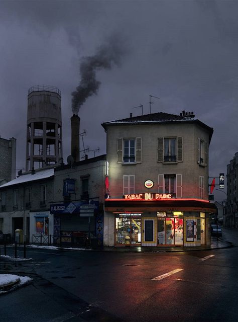 Street Corner, Parisian Cafe, Paris Cafe, Rainy Night, Night Photos, Night Aesthetic, City Aesthetic, Urban Photography, Urban Landscape