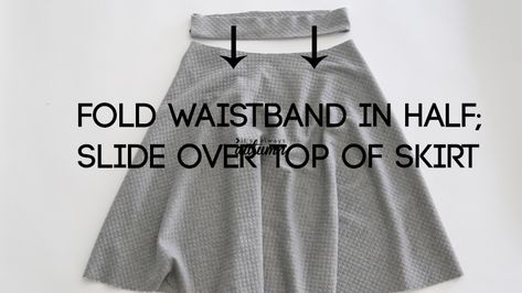 Easy half circle skirt sewing tutorial - make a pattern in any size! - It's Always Autumn Circle Skirt Pattern Elastic Waist, Diy Clothes Refashion Shirts, Diy Circle Skirt, Skirt Sewing Tutorial, Creative Stitches, Diy Clothes Tops, Diy Clothes Refashion Videos, Half Circle Skirt, Circle Skirt Tutorial