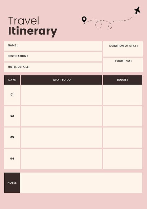 Digital Travel Planner Digital Travel Itinerary Trip - Etsy Philippines Itenery Template, Itenerary Travel Template, Itenary Template, Trip Itinerary Template, Trip Planning Template, Travel Itinerary Planner, Journey Map, Travel Planner Template, Travel Aesthetics