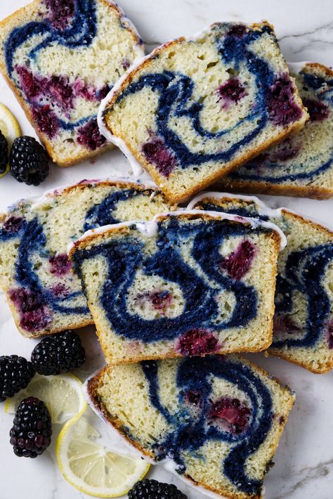 Blackberry Lemon Bread, Blackberry Lemon Loaf, Blackberry Loaf Cake, Blackberry Banana Bread, Blackberry Bread Recipe, Blackberry Rolls, Blackberry Baking, Blackberry Cornbread, Blackberry Loaf