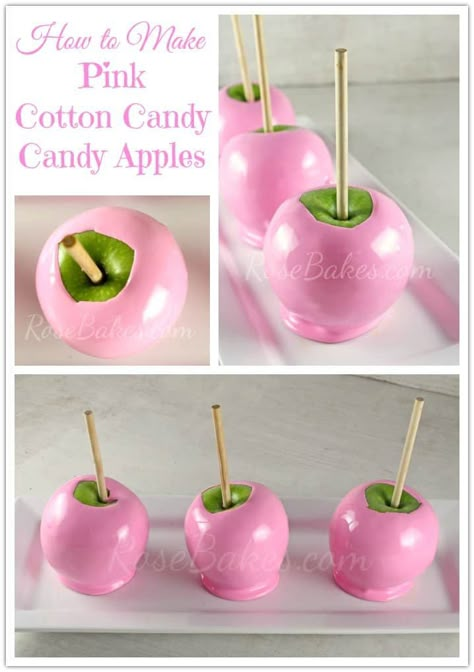 Pink Candy Apples, Gourmet Candy Apples, How To Make Pink, Candy Apple Recipe, Gourmet Apples, Gourmet Candy, Strawberry Mousse, Valentine Desserts, Apple Roses