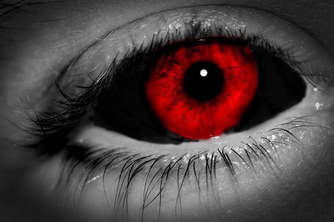 Vampire Eyes, Eye Color Chart, Demon Eyes, Red Eye, Red Wallpaper, Eye Art, Red Eyes, Red Aesthetic, Character Aesthetic