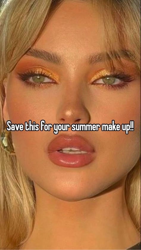 #fyp #summer #makeup Summer Makeup Looks, Summer Makeup, Make Up, Hair Styles, Van, Makeup, Pins