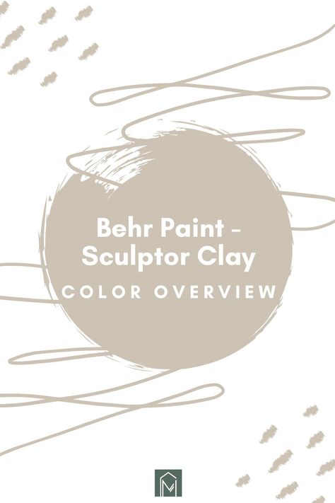 Behr Sculptor Clay is a neutral shade that’s almost khaki with a touch of gray. This shade is ideal for those who love neutral color palettes or a blank slate for adding pops of colorful decor. It fits any decor style and is the chameleon of paint colors! Behr Sculptor Clay Paint, Behr Sculptor Clay, Clay Paint Color, Neutral Color Palettes, Magnolia Paint, Behr Paint, Touch Of Gray, Blank Slate, Neutral Paint Colors