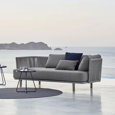 New Colour Added - SAND Discover the elegance of Scandinavian design with the MOMENTS 3 Seater Sofa by Foersom & Hiort-Lorenzen MDD. Crafted with Cane-line Rope and QuickDry cushions for exceptional comfort and quick drying. Transform it into a daybed or lounge sofa effortlessly. Designers- Foersom & Hiort-Lorenzen MDD. #wgudesign Outdoor Lounge Sofa, Artisan Furniture, Outdoor Furniture Sofa, Balcony Furniture, Furniture Showroom, Lounge Sofa, 3 Seater Sofa, Daybed, Seater Sofa