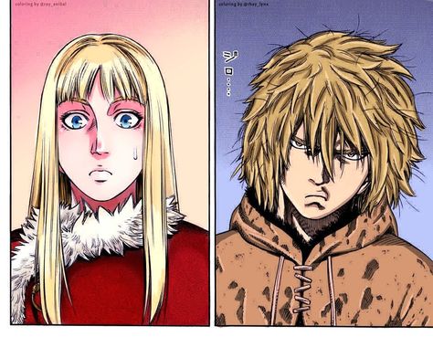 Canute Thorfinn, Canute X Thorfinn, Thorfinn And Canute, Canute And Thorfinn, Vinland Saga Manga, Star Overlays, Vinland Saga, Manga Comics, Anime Shows