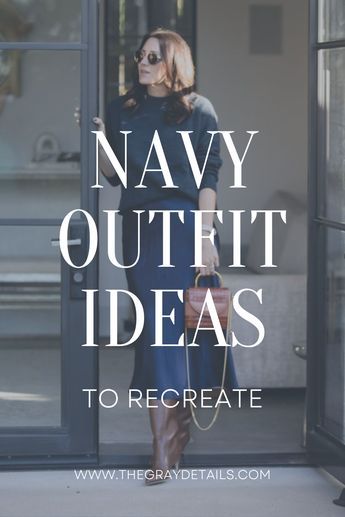 Navy Outfit Ideas Dark Blue Matching Colors Outfit, Navy Sweater Jeans Outfit, Navy Blue Pants Outfits For Women, Navy Pants Women Outfit, Navy Tops Outfit, Navy Pants Outfits For Women, Navy Button Down Shirt Outfit, Grey Navy Outfit, Navy Vest Outfits For Women