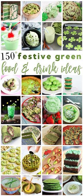 150+ Festive Green Food and Drink Ideas Pink And Green Food Ideas, Green Color Desserts, Green Themed Food Snacks Ideas, Green Theme Food Ideas, Green Colored Snacks, Green And White Food Ideas, Green Colored Food, Green Snacks For Party, Green Food And Drinks