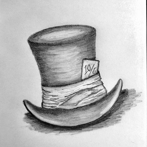 “We’re all mad here”... Mad Hatter’s hat sketch for the #mightcoulddrawtoday Week 27 challenge. This was fun. . . . . #madhatter #AliceInWonderland #hats #drawings #penicldrawings #dailydrawing #dailysketch #sketchbook #art #dailyart #goodmorningart #arti Mad Hatter Hat Drawing, Top Hat Drawing, Hat Sketch, Steampunk Drawing, Mad Hatter Top Hat, Pencil Drawing Ideas, Hat Drawing, Alice In Wonderland Drawings, Steampunk Top Hat