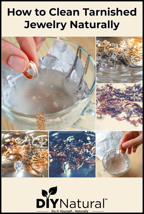 Tarnished Jewelry Cleaning, How To Clean Jewelry At Home Metals, How To Clean Fine Jewelry At Home, Remove Tarnish From Silver Jewelry, Cleaning Tarnished Costume Jewelry, Cleaning Costume Jewelry Diy, How To Untarnish Silver Jewelry, How To Clean Custom Jewelry, Best Way To Clean Silver Jewelry