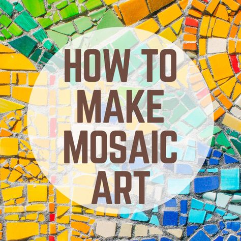 How To Break Tiles For Mosaic, Tools For Mosaic Art, Nature Mosaic Art, Mosaic Outdoor Wall, Outdoor Wall Mosaic Ideas, Mosiac Art Pattern Free Printable, How To Make Mosaic Art Projects, Mosaic Craft Ideas, Beginner Mosaic Projects