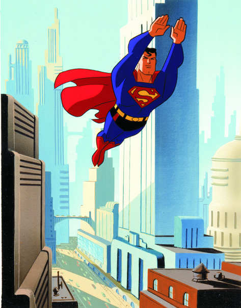 Superman Flying, Superman The Animated Series, Superman Love, Superman Artwork, Superman Wallpaper, Superhero Cartoon, Superman Man Of Steel, Super Friends, Superman Art